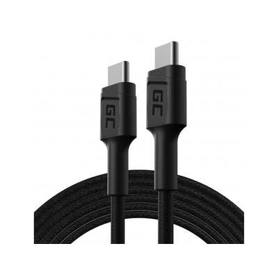 Product Καλώδιo USB Green Cell KABGC29 USB 2.0 2m Type-C Black base image