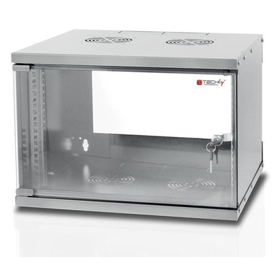 Product Καμπίνα Δικτύου Techly Wall 19 6U prof. 450 Grey Assembled" I-CASE EL-1006G45 base image