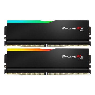 Product Μνήμη RAM Σταθερού DDR5 96GB G.Skill Ripjaws M5 RGB F5-6000J3036F48GX2-RM5RK 2 x 48GB base image
