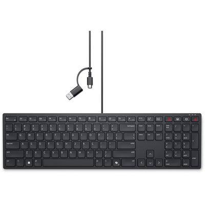Product Πληκτρολόγιο Ενσύρματο Dell KB525C Office USB QWERTY US International Black base image
