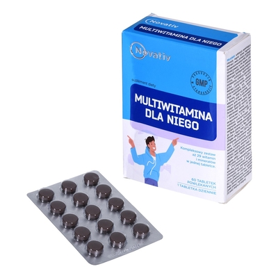 Product Συμπλήρωμα Διατροφής Novativ Multivitamin for Him 60 film-coated tablets base image