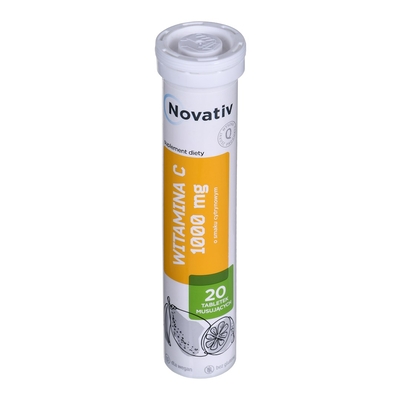 Product Συμπλήρωμα Διατροφής Novativ Vitamin C 1000 mg., 20 tablets base image