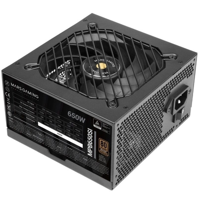 Product Τροφοδοτικό 650W Mars Gaming MPB650SI unit 24-pin ATX ATX Black base image