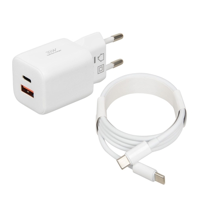 Product Φορτιστής Πρίζας iBox C-42 GaN PD33W White base image