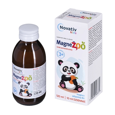 Product Βιταμίνες Novativ Kids Magnezoo liquid Orange 120ml base image
