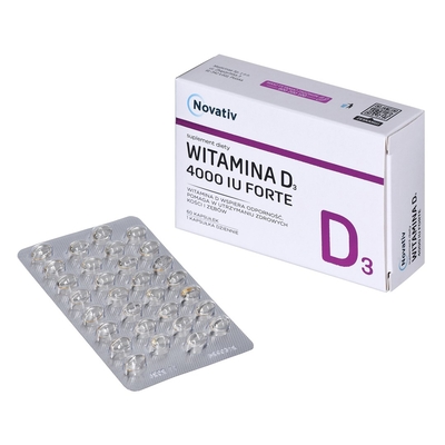 Product Βιταμίνες Novativ Vitamin D3 Forte 4000 IU Forte 60 capsules base image