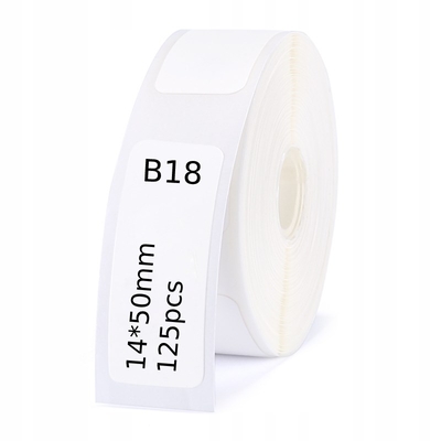 Product Αυτοκόλλητες Ετικέτες Niimbot thermal T14*50-125 White base image