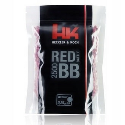 Product Βολίδες Αεροβόλου ASG 6mm 0,25g Heckler&Koch Red Battle 2500 pcs base image