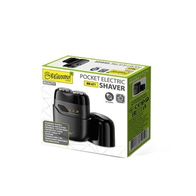 Product Ξυριστική Μηχανή Maestro MR-671 USB travel electric base image