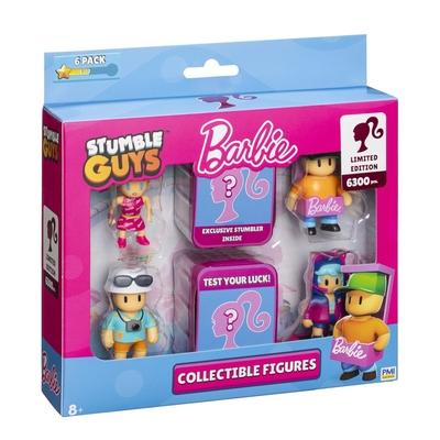 Product Μινιατούρα STUMBLE GUYSxBARBIE Figures 6 PACK DELUXE BOX VER.A base image