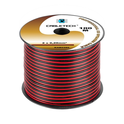 Product Καλώδιο Ηχείων Cabletech 0.2mm Black-red base image