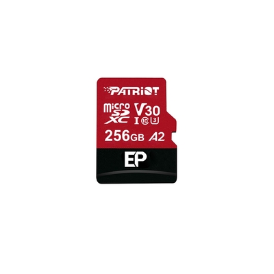 Product Κάρτα Μνήμης MicroSDXC Patriot EP A2 256GB V30 U3 Class 10 (PEF256GEP32MCX) base image