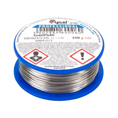 Product Καλάι Tin 0.25mm/100g Sn60Pb40 Cynel base image