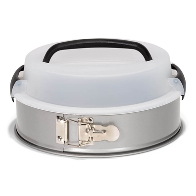 Product Φόρμα Ζαχαροπλαστικής Patisse Silver-TOP Springform tin with lid and handle 24 cm base image
