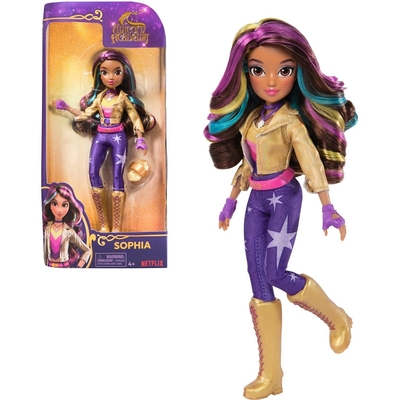 Product Κούκλα Unicorn Academy, Sophia Doll with 6 Accessories, 9.5, & Unicorn for Girls base image