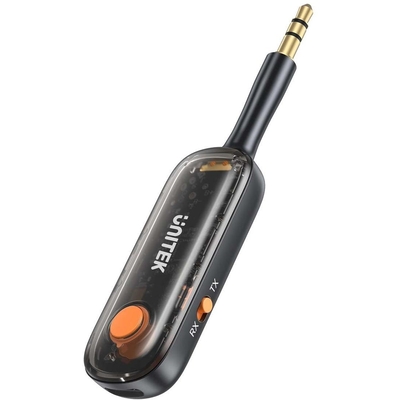 Product Bluetooth Receiver Unitek 2in1 5.3 Audio Range 10m Black base image