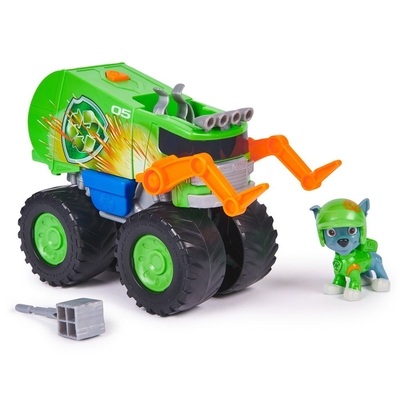 Product Αυτοκινητάκι PAW Patrol : Rescue Wheels Rockys Recycle Truck, with Projectile and Action Figure base image