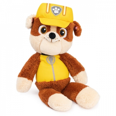Product Λούτρινο GUND PAW Patrol Rubble Take Along Buddy Plush Ages 1 & Up, Yellow/Brown, 13 base image