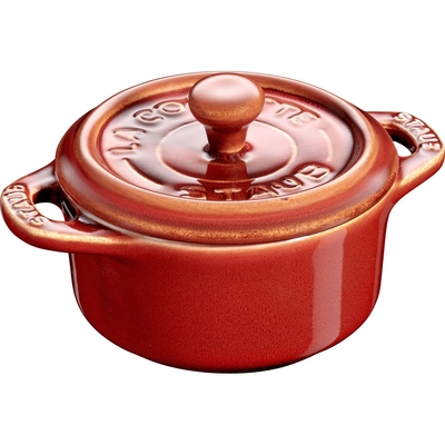 Product Γάστρα Staub GIFT GIVING Mini cocotte round 200 ml, chestnut base image