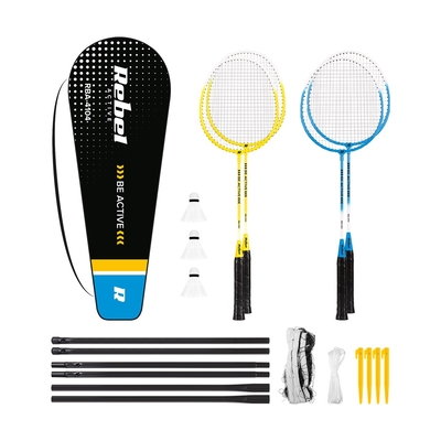 Product Σετ Badminton Rebel with net, ACTIVE base image