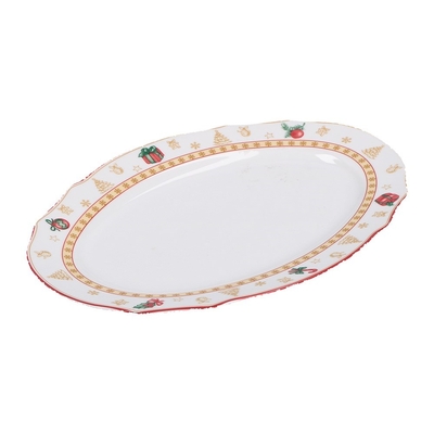 Product Πιατέλα Σερβιρίσματος La Porcellana Bianca CHRISTMAS EDITION Oval tray 32 cm base image