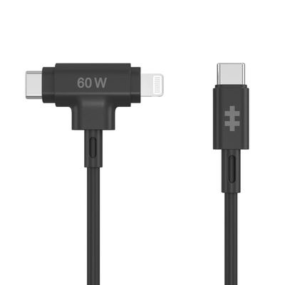 Product Καλώδιo USB Hyper HyperJuice 2.0 1.5 m USB-C Lightning Black base image