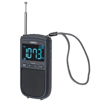 Product Ραδιόφωνο Camry / Portable mini radio / CR 1905 / Alarm function / Black base image