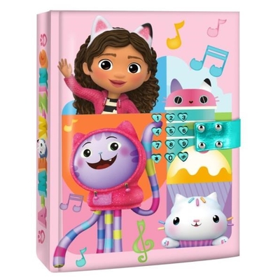 Product Σημειωματάριο Gabi's Cat House Diary Lockable with Code Sound Effects GD00040 base image