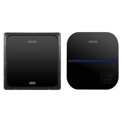 Product Κουδούνι Πόρτας Wireless ''Eura'' WDP-84H2 ''BLUES'' battery-free Black base image
