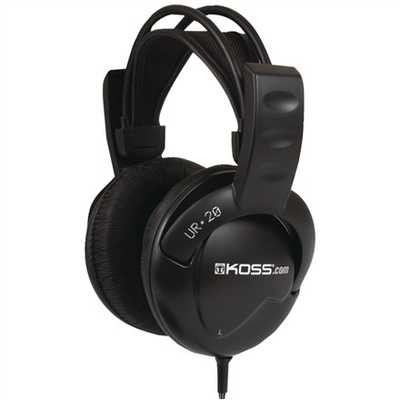 Product Headphones Koss / UR20 DJ Style / Wired / On-Ear / Noise canceling / Black base image