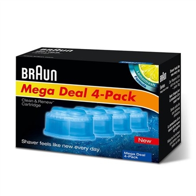 Product Αξεσουάρ Συσκευών Περιποίησης Braun / Refills 4 Pack / Clean and Renew CCR4 3+1 base image