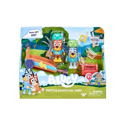Product Μινιατούρα TMT BLUey zest GoKart vehicle and 2 figs 17357 73572 base image
