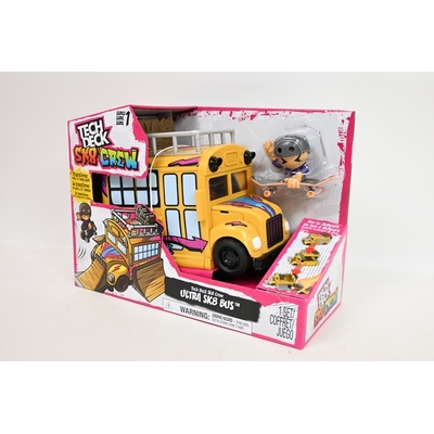 Product Μινιατούρα Tech Deck Sk8 Crew 2-in-1 Transforming Ultra Sk8 Bus & Storage with Fingerboard & Figure base image