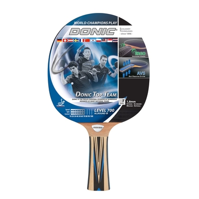 Product Ρακέτα Ping Pong Donic Schildkrot Top Team 700 equipment Black, Blue, Wood base image