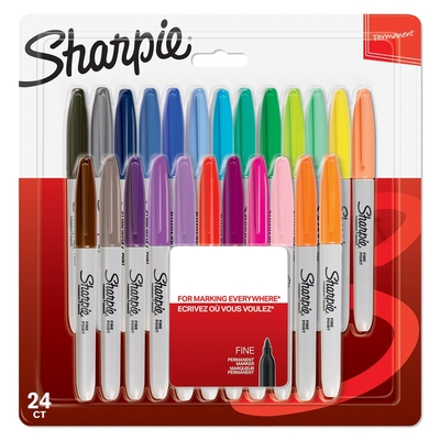 Product Μαρκαδόροι Sharpie 2065405 marker 24 pc(s) Fine/Bullet tip Multicolour base image