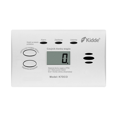 Product Αισθητήρας Carbon monoxide detector Kidde K7DCO with display White base image