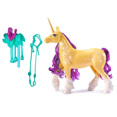 Product Κούκλα Unicorn Academy, Leaf with 2 Riding Accessories, 11, with Ava, & Unicorn base image