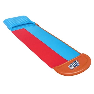 Product Παιδότοπος Bestway H2OGO! Double Water Slide with Tsunami Splash Ramp 4.88 m base image