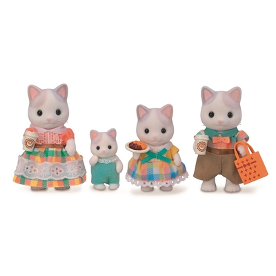 Product Μινιατούρα Epoch Sylvanian Families Latte Cat Family base image