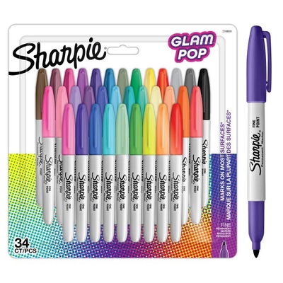 Product Μαρκαδόροι Sharpie 2198891 marker 34 pc(s) Fine tip base image