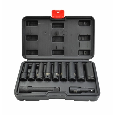 Product Σετ Καρυδάκια AW IMPACT SOCKET SET 1/2" 11pcs. LONG Black LINE base image