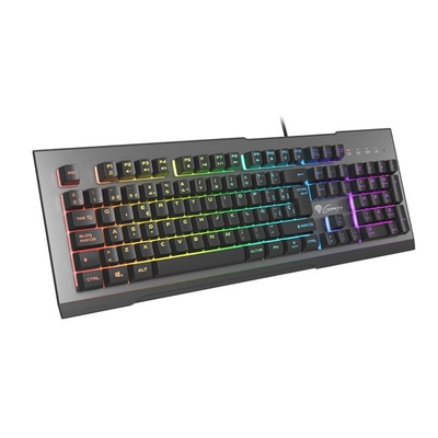 Product Πληκτρολόγιο Genesis Rhod 500 RGB Gaming USB QWERTY Spanish Black, Grey base image