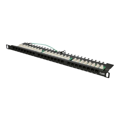 Product Patch Panel Extralink CAT6 UTP 0.5U / 24 Ports base image