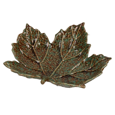 Product Πιατέλα Σερβιρίσματος Set of 2 Sfogliami Plane Leaf Plates - Green, 19.5 cm base image