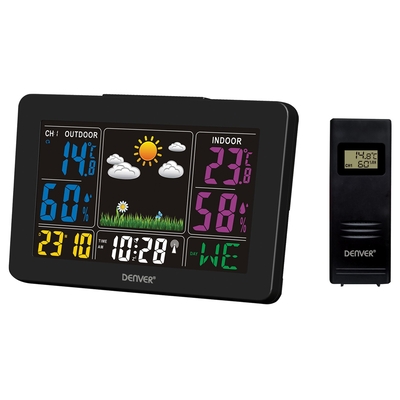 Product Μετεωρολογικός Σταθμός Denver WS-540 Color with Outdoor Sensor Black base image