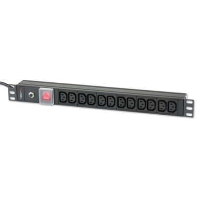 Product Πολύπριζο Techly Rack 19" PDU 12 VDE outputs with C20 plug and Switch base image