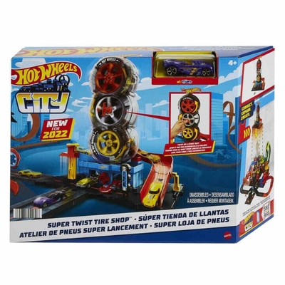 Product Πίστα Hot Wheels City Super Twist Tyre Shop Playset and Car base image