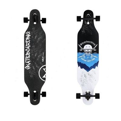 Product Skateboard LONGBOARD Nils eXtreme SKULL WOOD SKATE base image