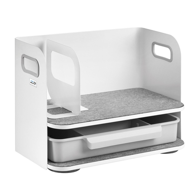 Product Οργανωτής Γραφείου ergo office with drawer white, max. 10kg, ER-440 base image