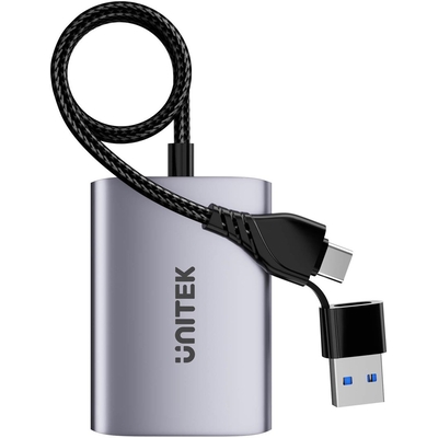 Product Αντάπτορας USB-A/USB-C / 2x HDMI adapter - Unitek V1427A01 base image